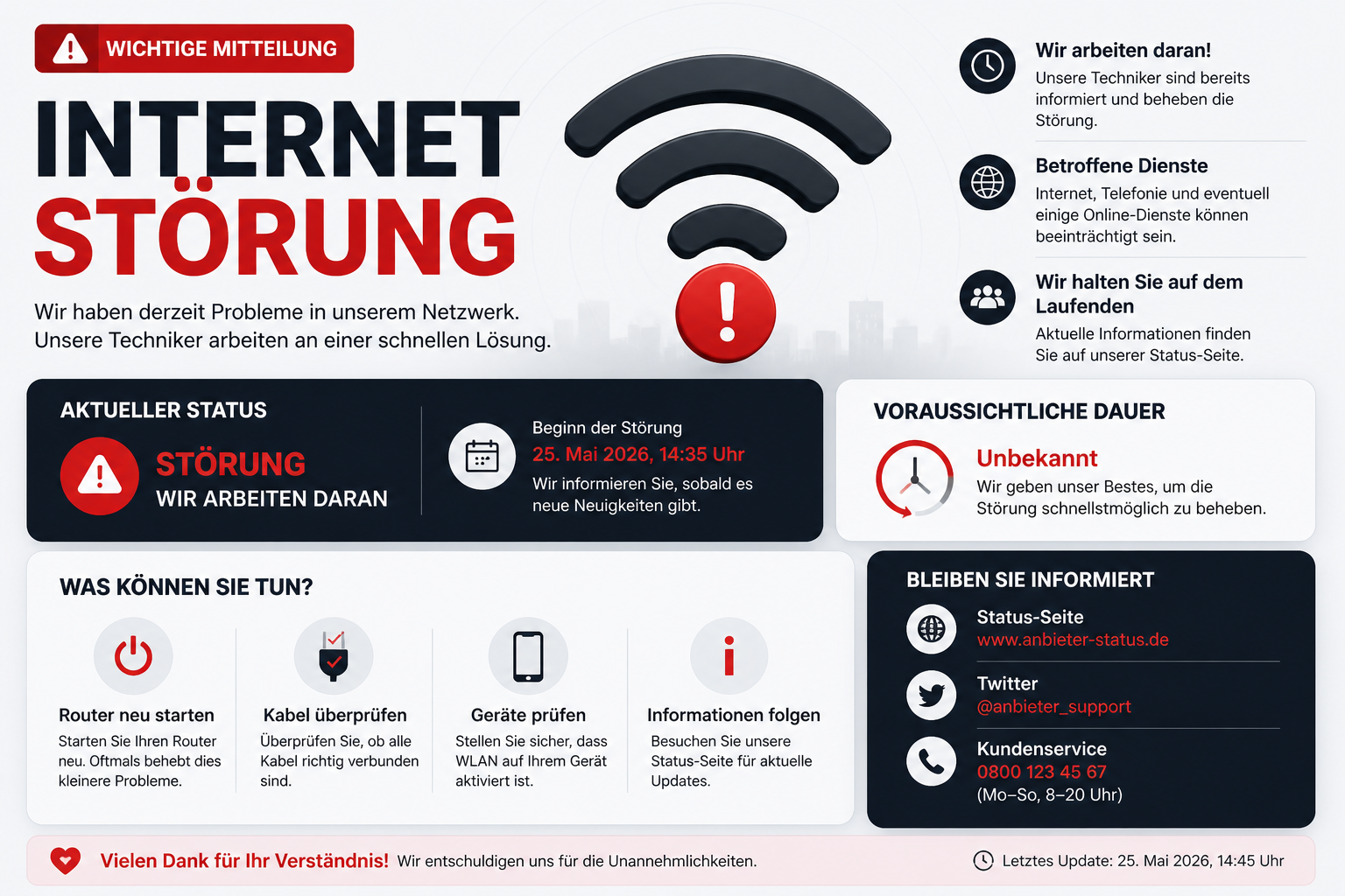 Internet Störung